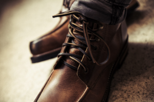 Braune Schnürstiefel für Herren Stiefel Trend